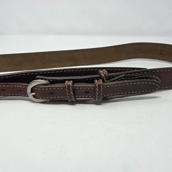 Duluth Trading Company Men's Ranger‎ Leather Western Work Belt Sz 42 Brown 90013