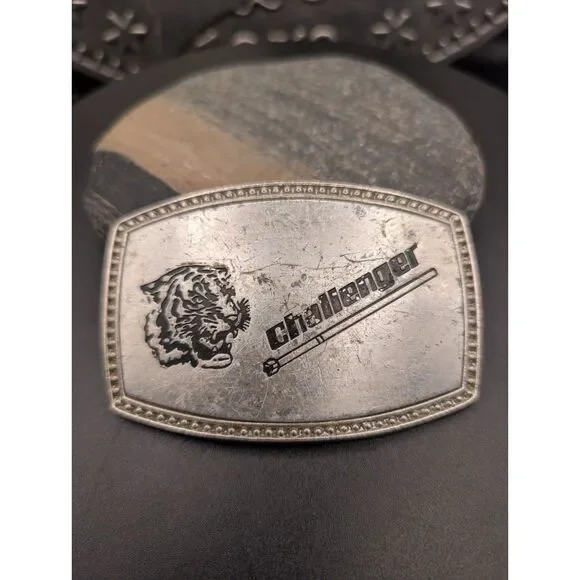 Vintage Belt Buckle – Challenger Tiger Design – NI / NW Mark 189