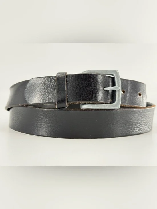 Vintage‎ Black Leather Men’s Casual Streetwear Belt 46