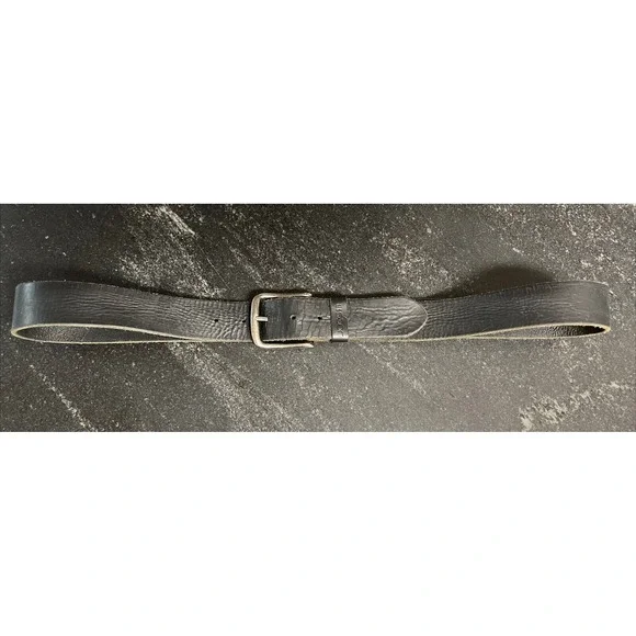 Joe's Black Men's Genuine Leather Belt‎ Size 42