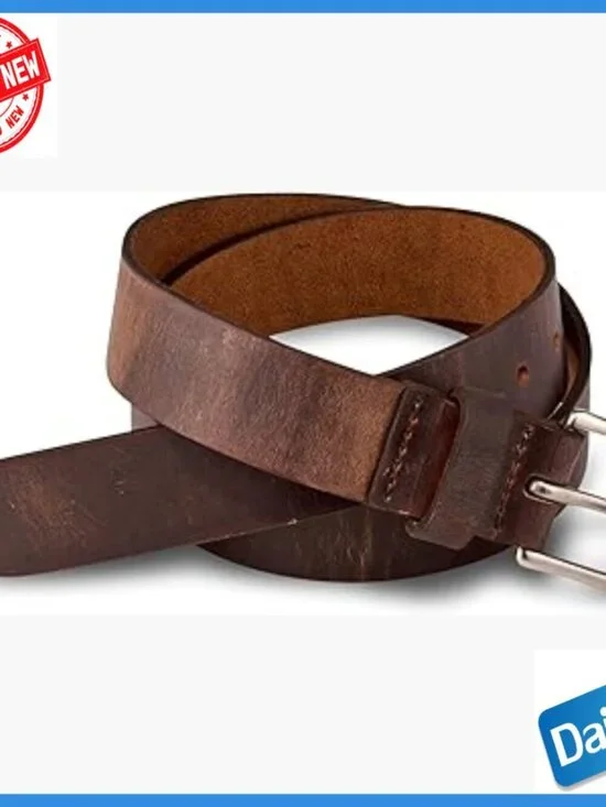 Men's Full Grain Leather Belt 1.5