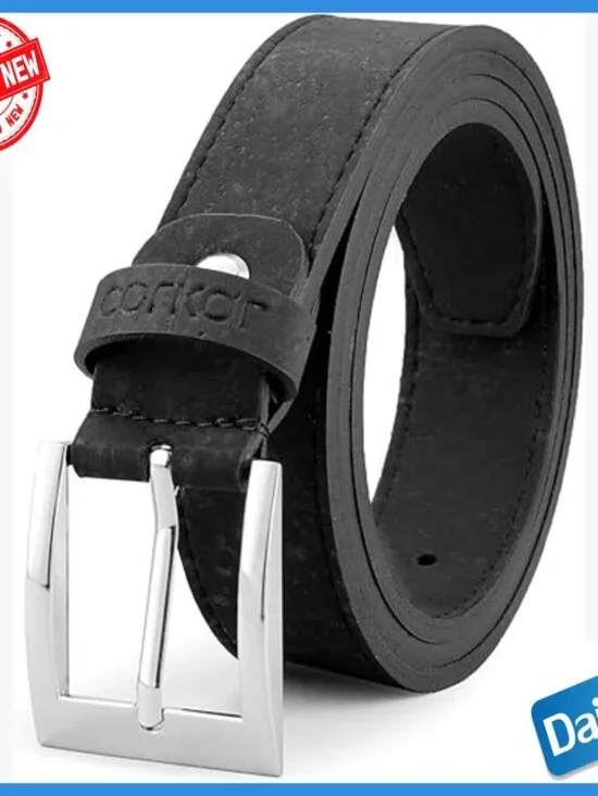 Men's Vegan Cork Belt Adjustable 38
