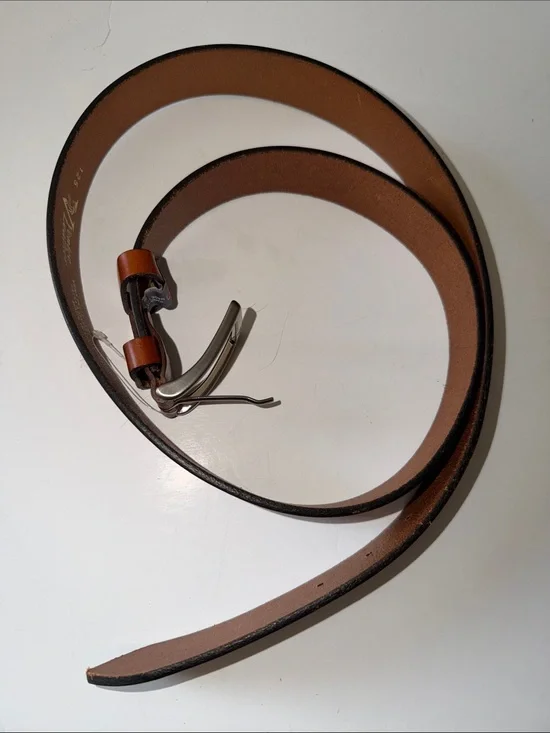 Vera Pelle Genuine Leather handmade Belt Made In Italy