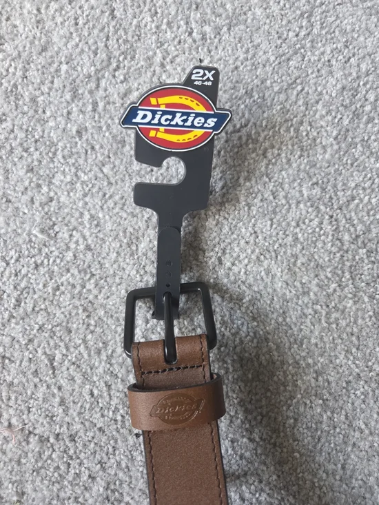 Dickies Brown Leather Belt 2XL (46-48)