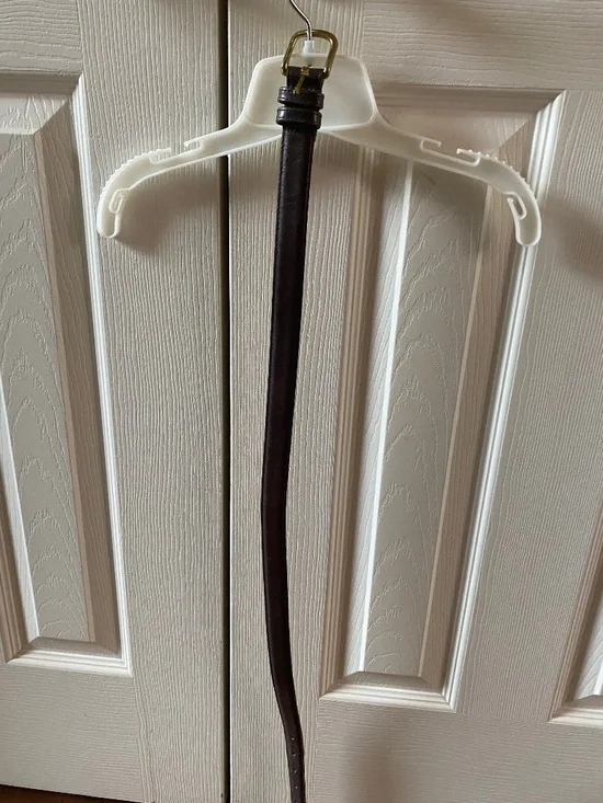 Coach leather belt