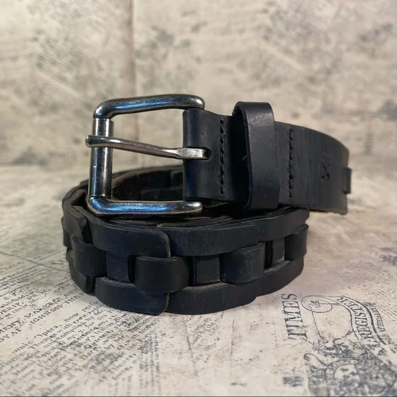 Genuine Leather Belt Classic Brown Black Leather Belt Minimalist Unisex