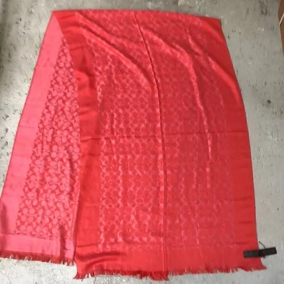 Coach Silk n Cotton scarf
