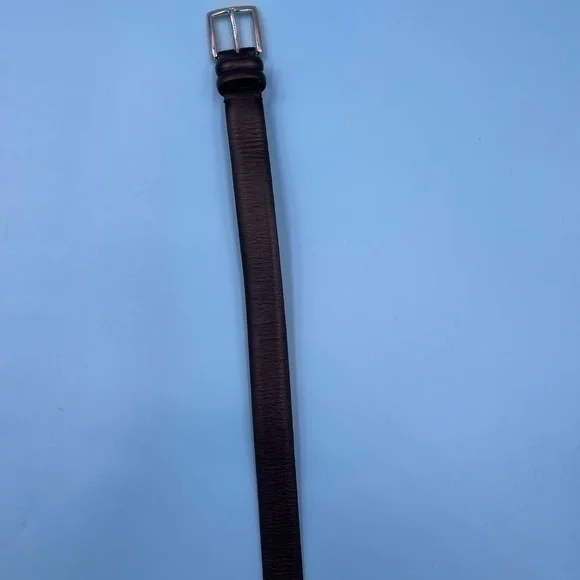Genuine Black Leather Mens Belt