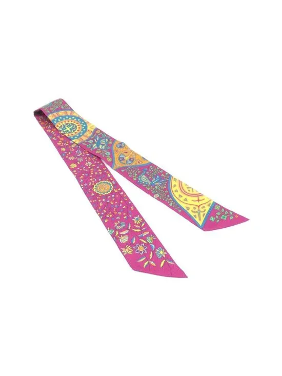 Hermes L'arbre de Vie Twilly Scarf