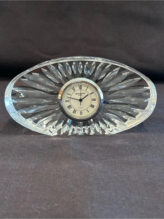 Waterford Crystal Sunburst Clock