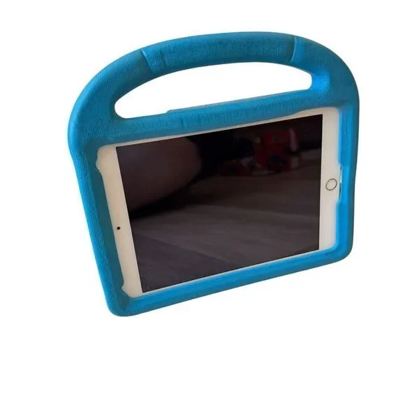 Apple Mini IPad 3 & Cover Light Weight Shockproof Handle ( Blue) #2485