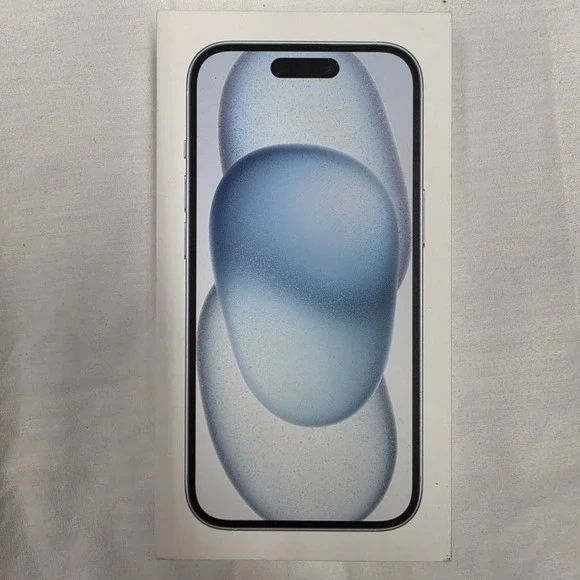 Apple A2846 iPhone 15 Blue 128GB Empty Box ONLY