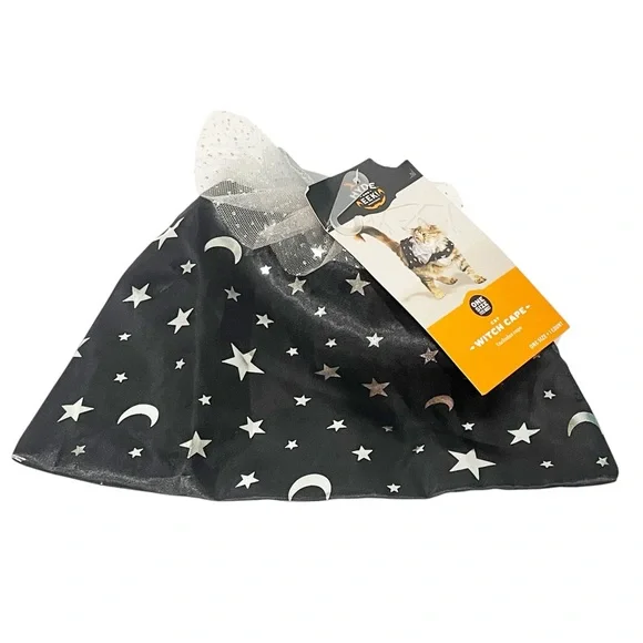 Hyde‎ & Eek WITCH CAPE Halloween Costume One Size Stars Moon Fringe NEW