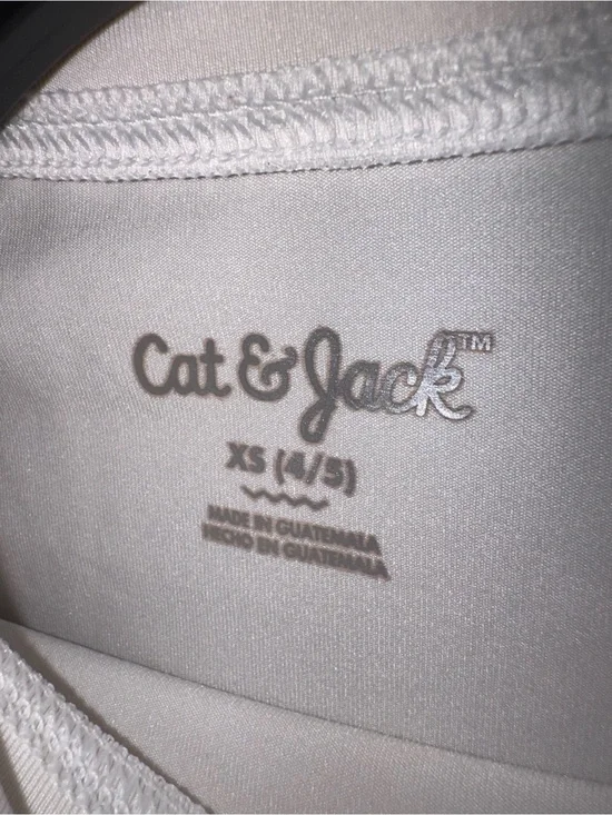Cat & Jack White Cat Clothing Top - XS