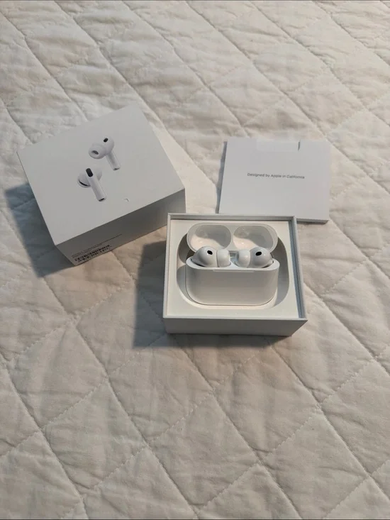 Apple White AirPods Pro 3rd gen with Charging Case and Box