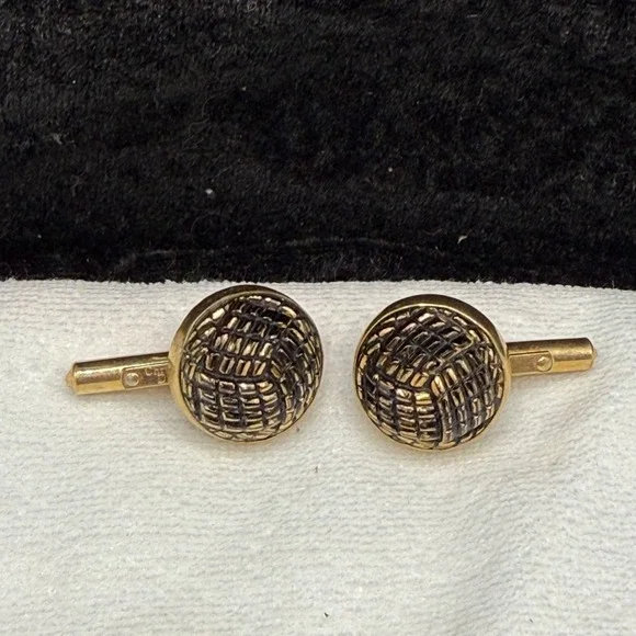 Vintage Christian Dior‎ Gold Filled Cufflinks