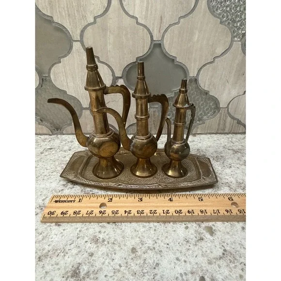 Trinket Shelf Tray Display 1:12 Black Miniatures Dollhouse‎ Minis 13.5
