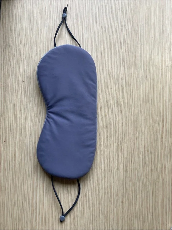 Men's Gray Sleep Mask with Adjustable Cord