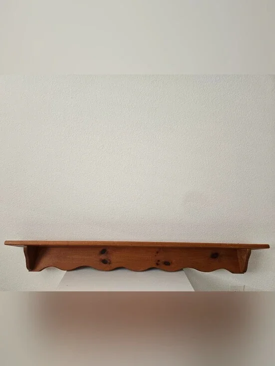 wooden wall shelf