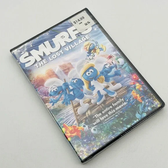 Smurfs The Lost Village DVD‎ 2017 Sony Pictures Animation New Factory Sealed