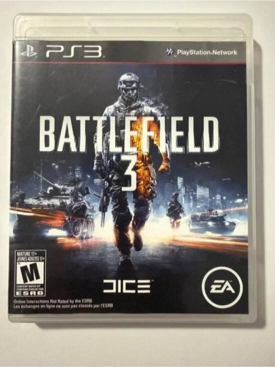 Battlefield 3 PS3 Complete w/ Case Manual Inserts
