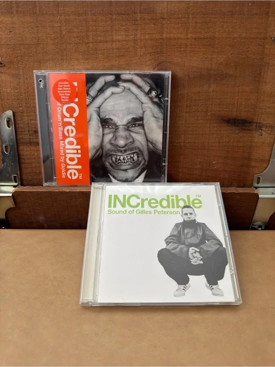 INCredibles album lot of 2 1999: Goldie & Gilles Peterson CDs