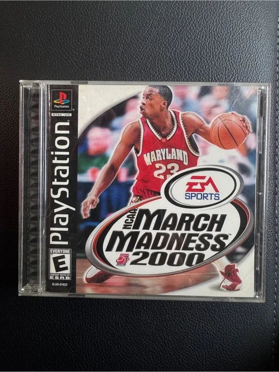 Sony PlayStation 1 video game titled 'NCAA March Madness 2000' by EA Sports