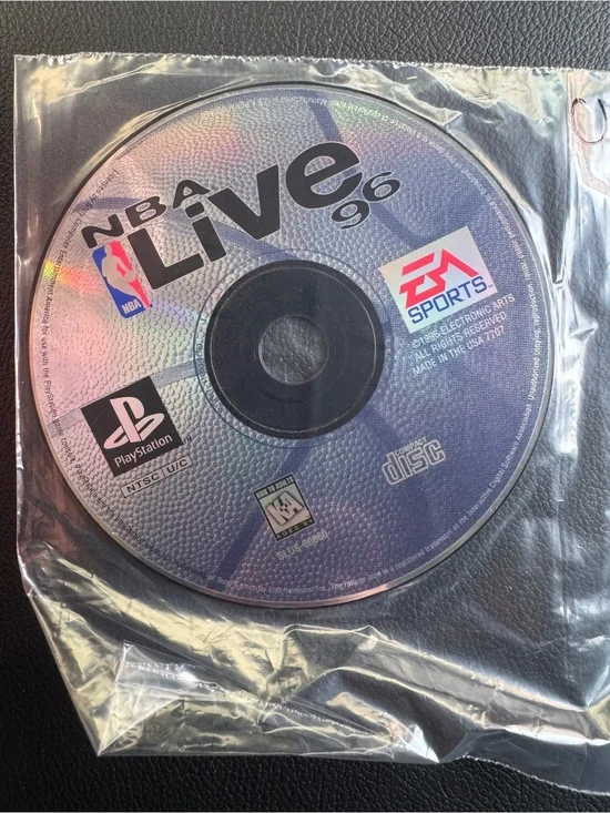 Sony PlayStation 1 game 'NBA Live 96' by EA Sports