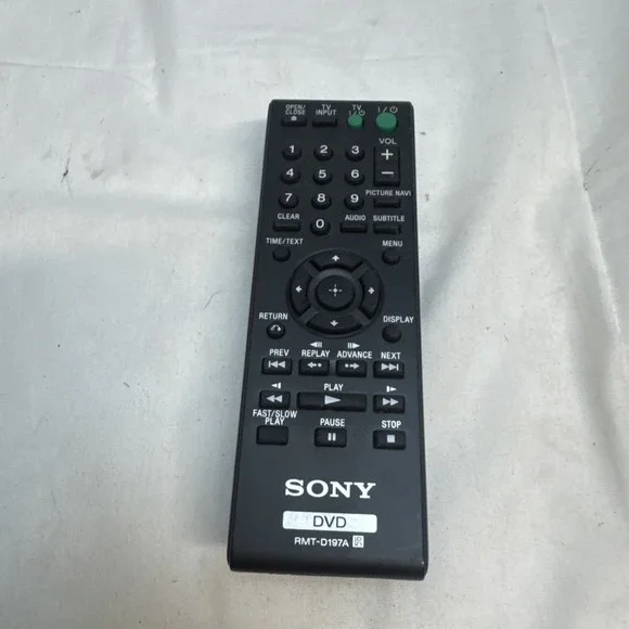 Used Original Sony RMT-D197A DVD Remote Control