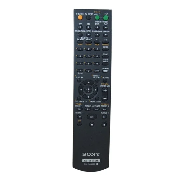 Sony‎ RM-AAU036 AV System Remote HT-DDW700 HT-SF360 SA-WIS100 HOME THEATRE