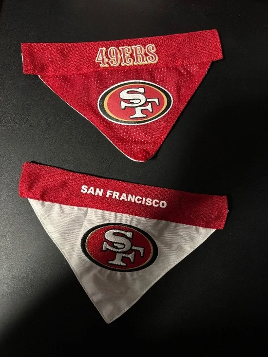San Francisco 49ers dog/ cat collar banners