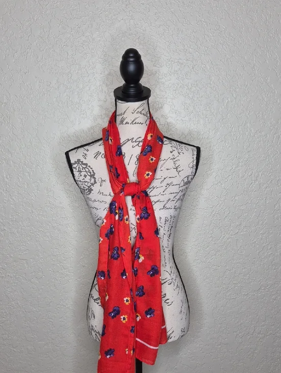 Multicolored‎ Floral Scarf