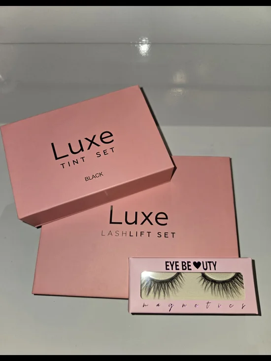 Luxe Pink LashLift & Tint Kit with Eye Beauty Magnetic Lashes