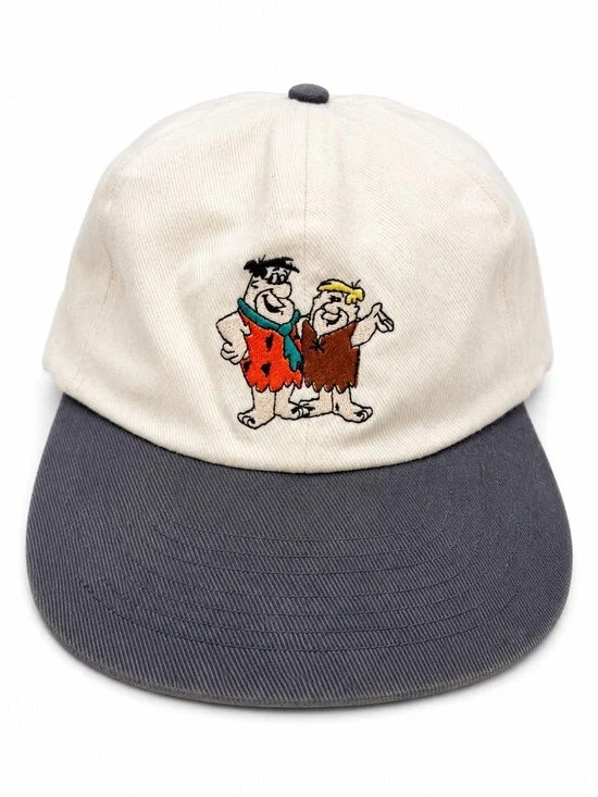 Vintage Cartoon Network Flintstones TV Show 90's Snapback Hat Cap - Adult Size