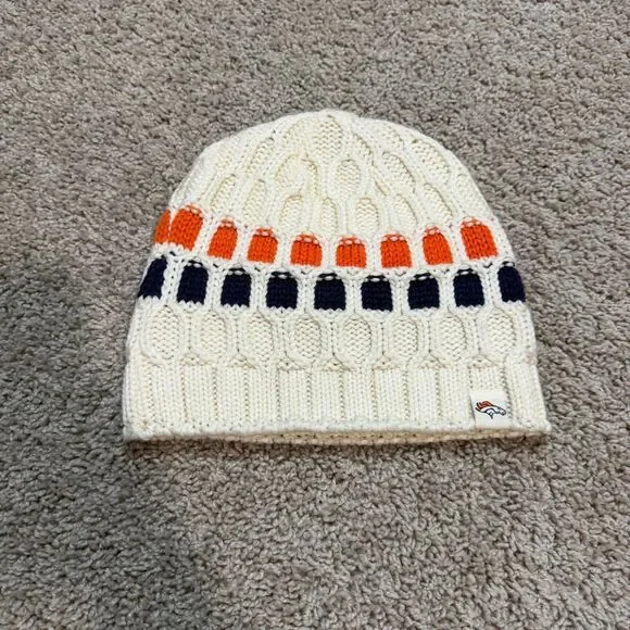 Nfl Men's Cream and White Hat