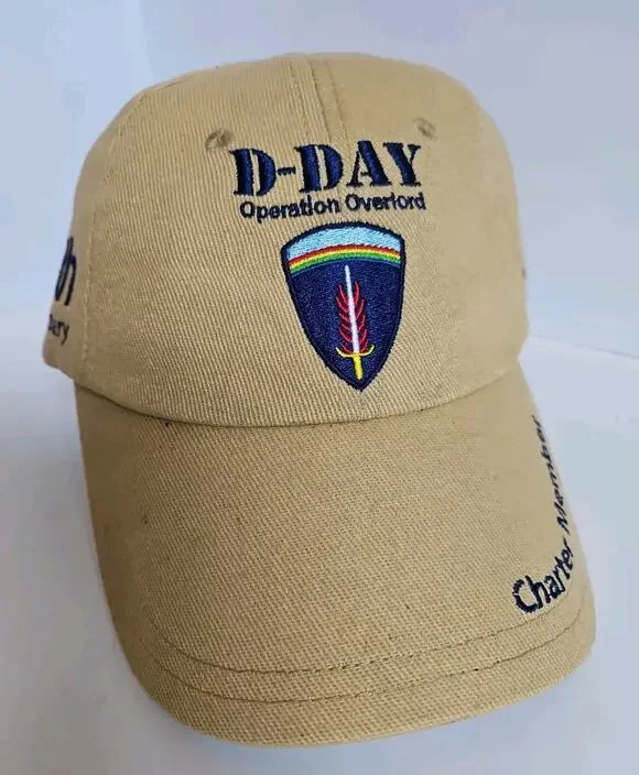 D-Day 70th Anniversary Charter Member Eisenhower Found'n Operation Overlord Hat