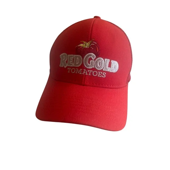Red Gold‎ Tomatoes Red Trucker Hat Cap Adjustable Snapback