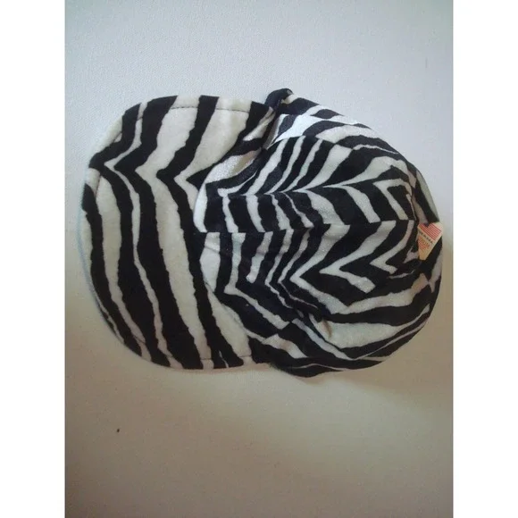 ZEBRA 80S 90S RARE USA MADE   BEACH HAT CAP VINTAGE DEADSTOCK R2
