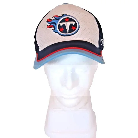 Reebok Tennessee Titans Flame NFL Equipment Cap Trucker Sports‎ Hook & Loop Hat