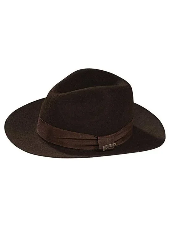 Indiana Jones Hat Brown Fedora Fancy Dress Up Halloween Adult Costume Accessory