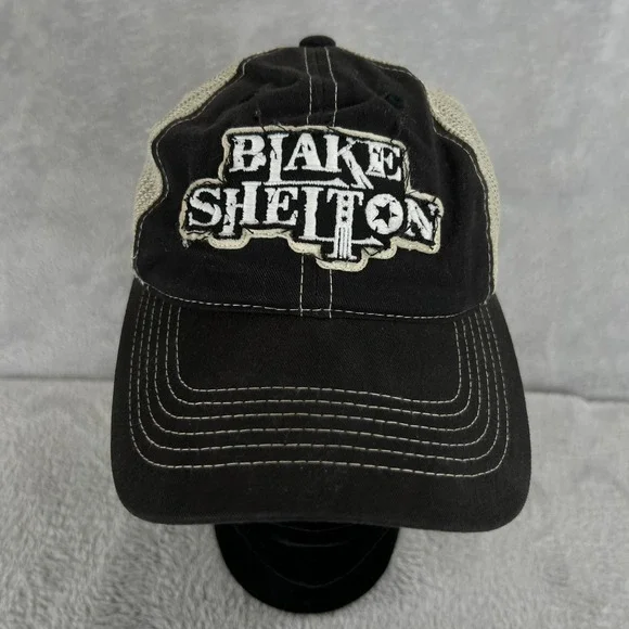 Blake Shelton Trucker Hat Black Top of the World Country Music Mesh Snapback