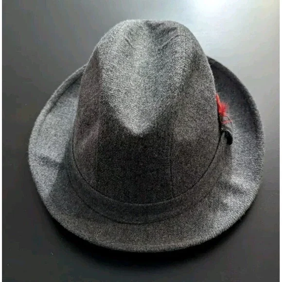 Amalgamated Clothing & Textile Workers Union Gray Wool/Poly Fedora -‎ L