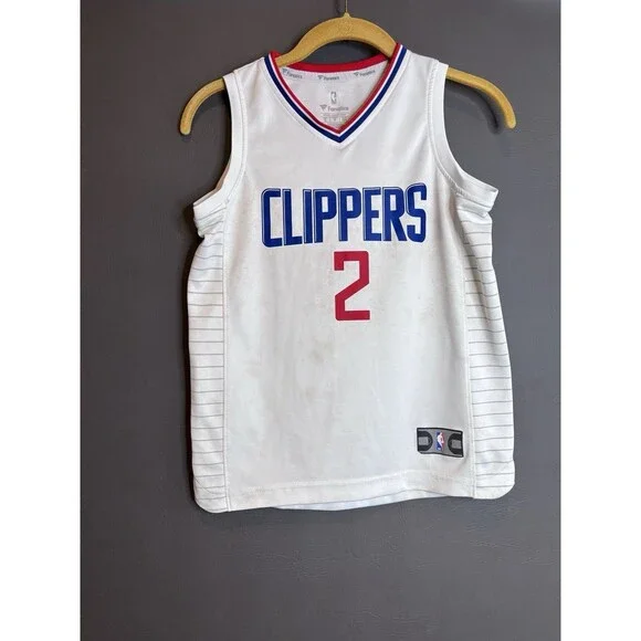 Kawhi Leonard LA Clippers #2 Fanatics NBA Youth Small White Basketball Jersey