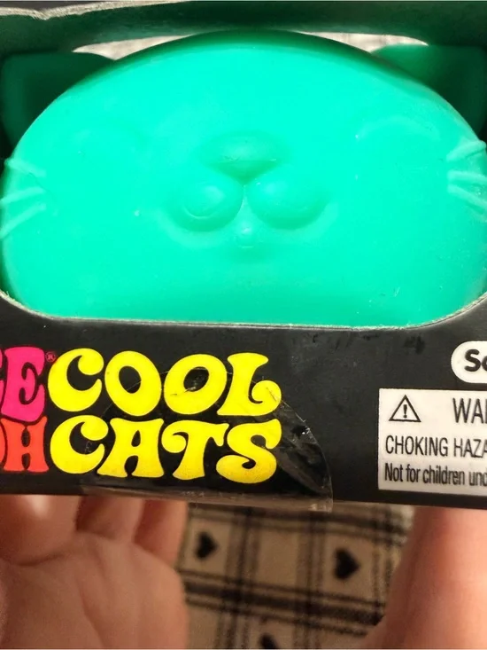 NIB Needoh Teal Cool Cats - don’t overpay! Get it for a steal from me. 😻
