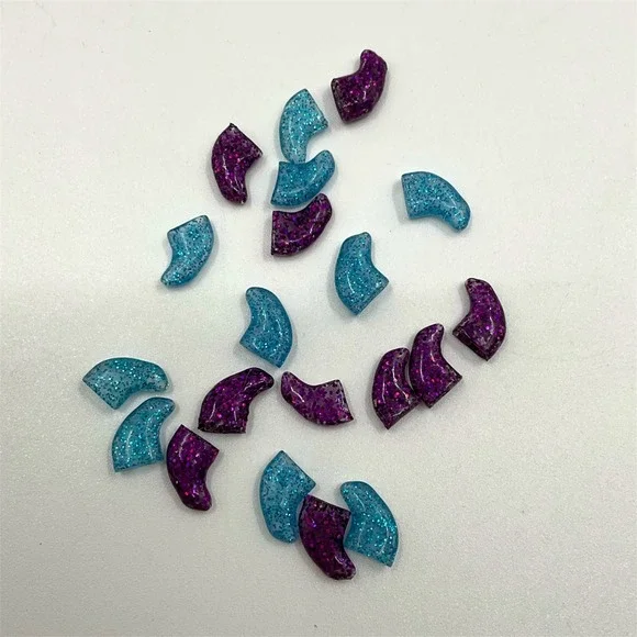 Pretty Claws Cat Nail Caps Glitter 20ct Small Fairycore Kawaii Glam