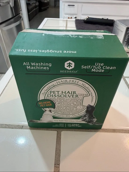 Pet Hair Dissolver for Washing Machines - Green