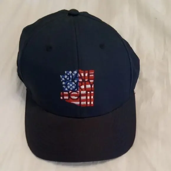 Pukka Navy Blue Cap with American Flag Design