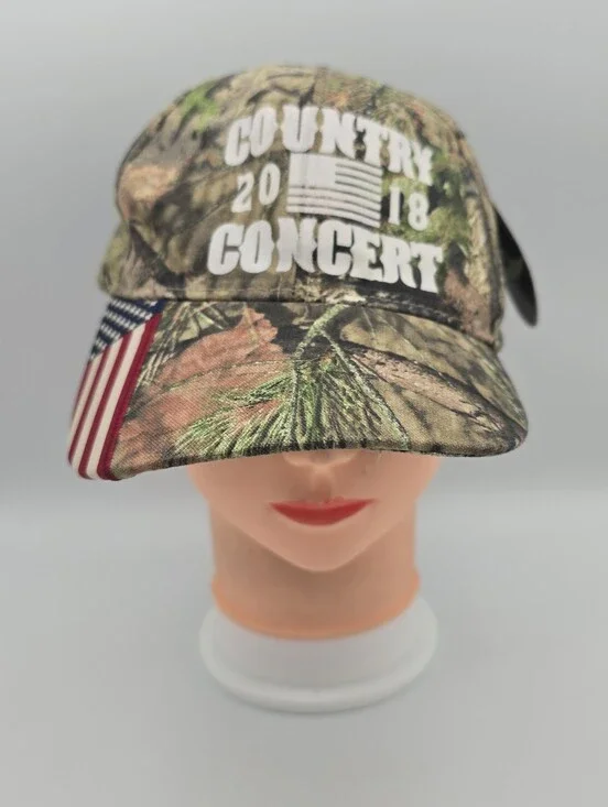Outdoor Cap 2018 Country Concert Camo Mossy Oak Adjustable Strapback Hat