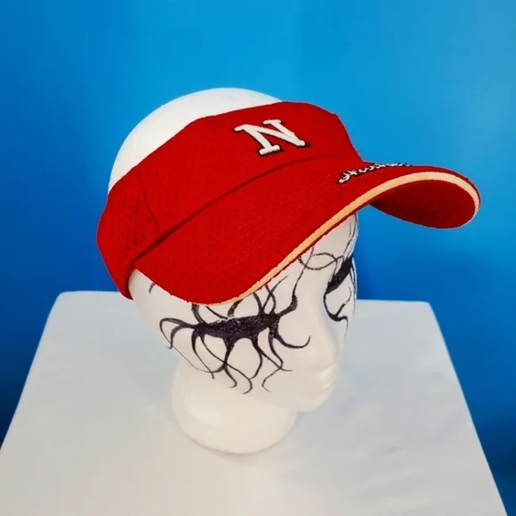 Zephyr Nebraska Cornhuskers adjustable strap red golf hat OS