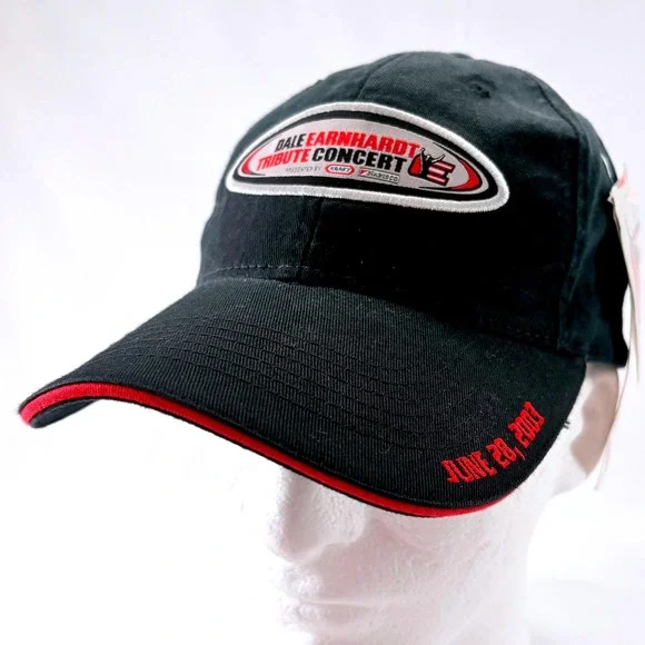 Chase Authentics Dale Earnhardt Tribute Concert Hat Black NASCAR 2003 Hat